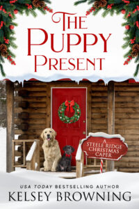 The Puppy Present by Kelsey Browning cover